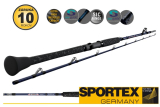 SPORTEX Přívlačový prut na moře MAGNUS BOAT MB 2121 2-díl 210 cm 20lb